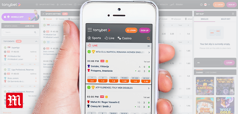 TonyBet app