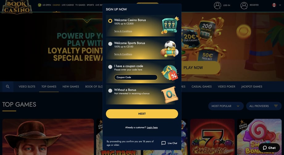 mbet-bookofcasino-signup2